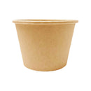 CONTENANT EN CARTON KRAFT AVEC INTÉRIEUR EN POLYÉTHYLÈNE 12OZ - ALLONGÉ - 500 par caisse