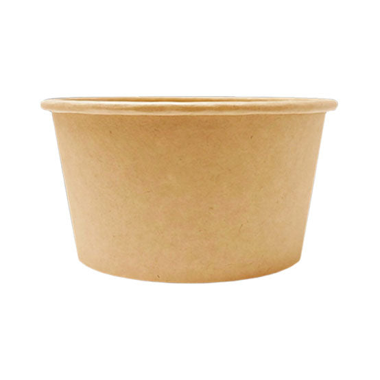 CONTENANT EN CARTON KRAFT AVEC INTÉRIEUR EN POLYÉTHYLÈNE 16OZ - ALLONGÉ - 500 par caisse