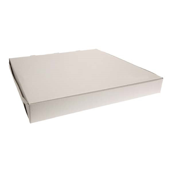 WHITE CORRUGATED PIZZA BOX  12"x12"x1,75" - 50 per pack
