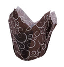 BROWN PAPER TULIP MUFFIN MOLD WITH SPIRAL PRINT 175MM - 1000 per case