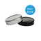 BLACK CAP FOR ERGO JAR 70MM  - 12 per pack