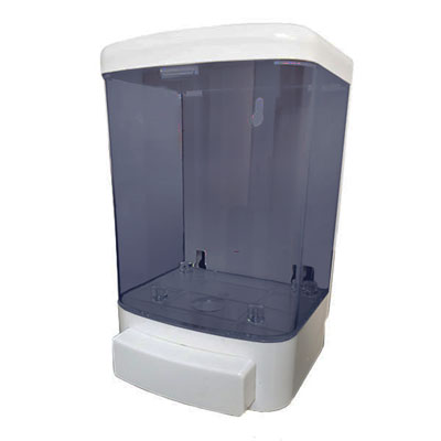 WHITE DISPENSER FOR LIQUID SOAP 1L