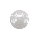 CLEAR FLAT PET LID WITH STRAW HOLE FOR 12-24OZ - 1000 per case